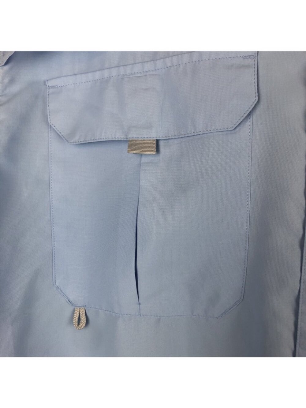 HABIT Long Sleeve Shirt 360* Vented Back Mens sz 2XL Baby Blue - Picture 5 of 8